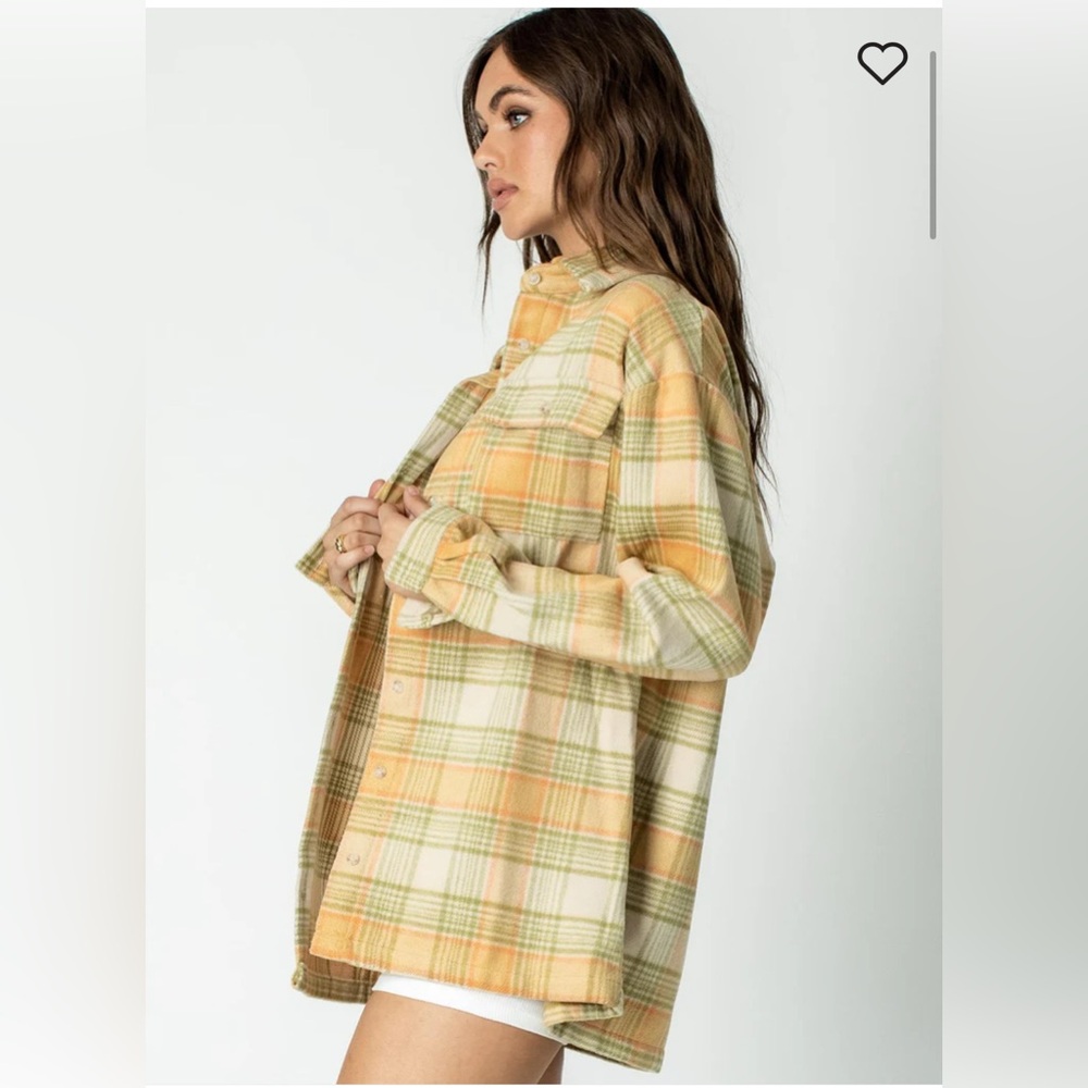 PRINCESS POLLY MILA SHIRT ORANGE MULTI COLOR